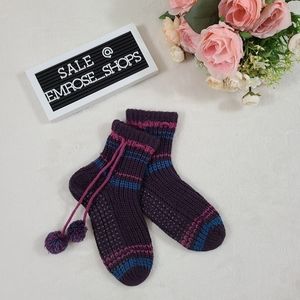 Purple Knit Socks 💐